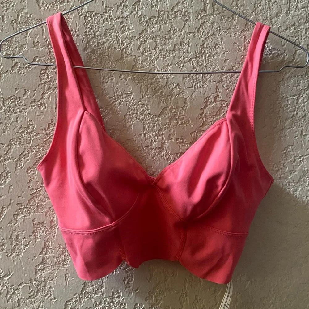 Free People Movement Petal Pusher Bra Bralette in Coral Pink ~ Size XS - Picture 5 of 10